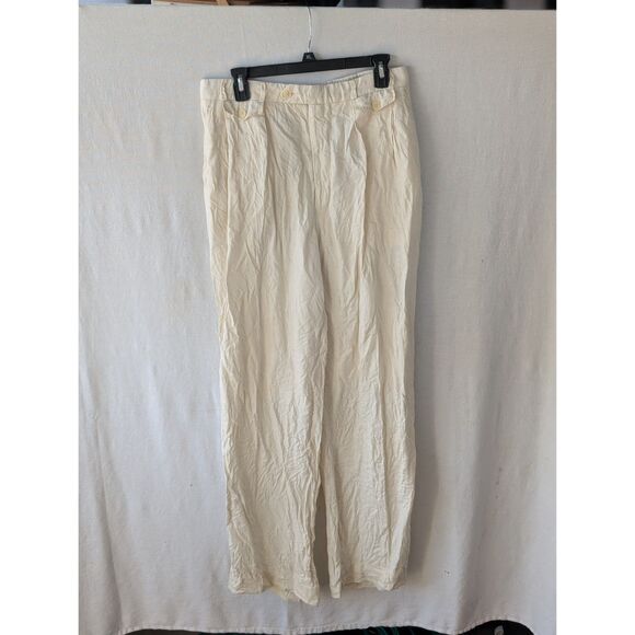 Gucci Linen Cotton Pants Cream/Ivory Men's Size 54 (Italy) - Picture 1 of 14